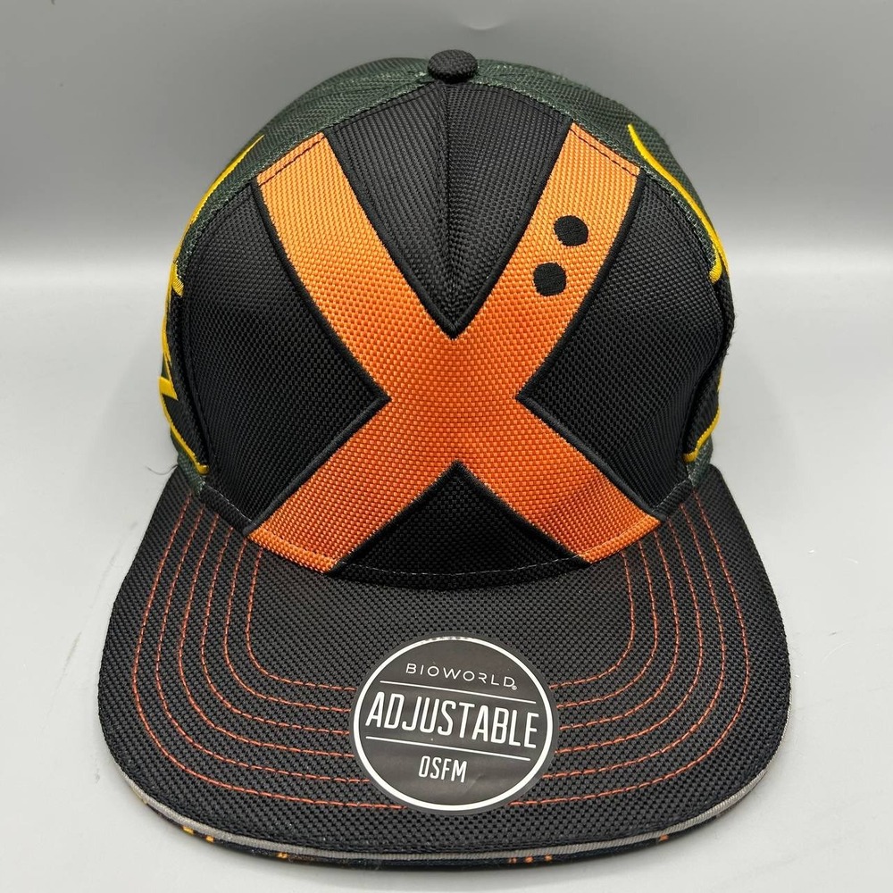 My Hero Academia Katsuki Bakugo Hat Youth Black Bioworld Snap Back Cap